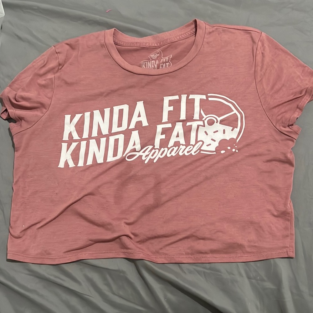 Kinda Fit Kinda Fat cropped tee